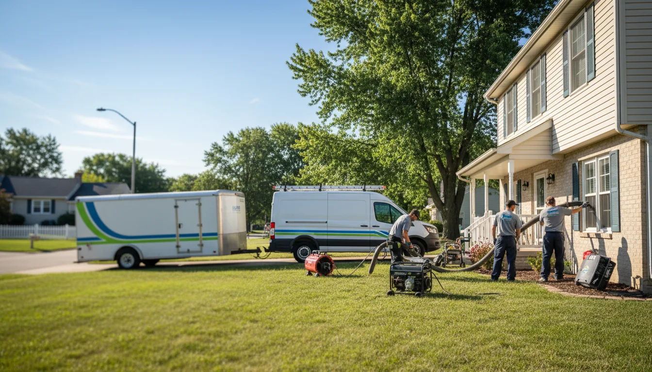 Flooded Basement Restoration And Cleanup With Repair in Taylor Ridge, IL near me